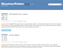 Tablet Screenshot of directory-printer.com